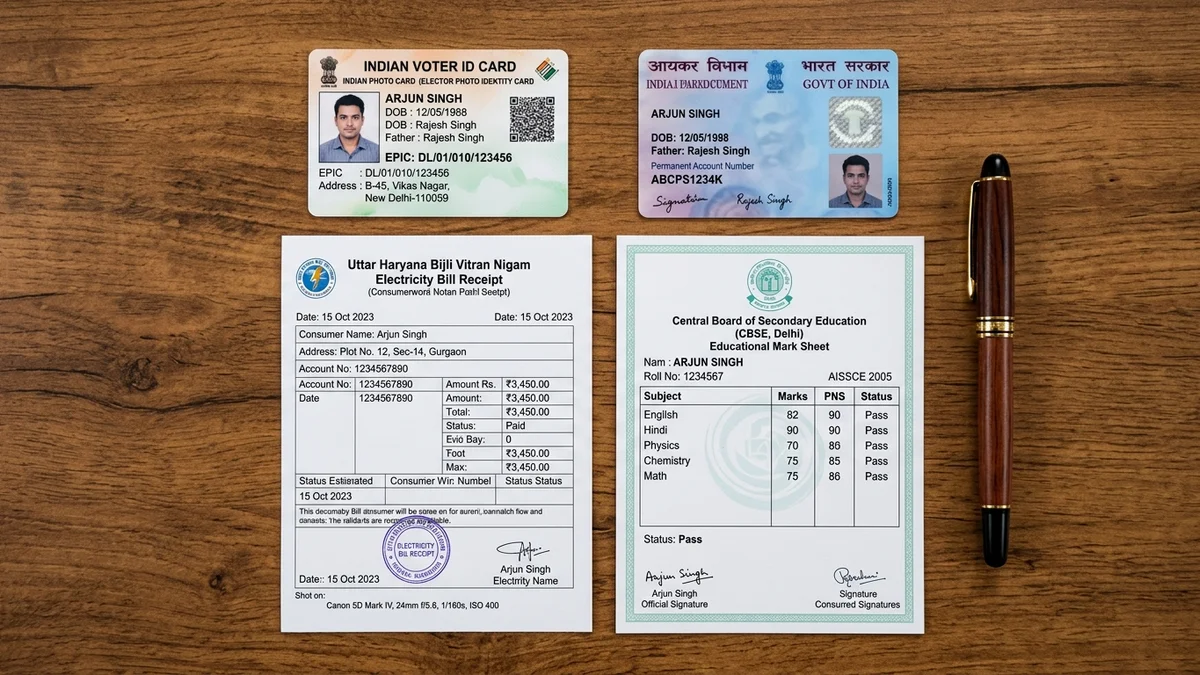 Aadhaar Card Document List 2026: पहचान, पता, जन्मतिथि व संबंध हेतु मान्य 45+ दस्तावेजों की सूची
