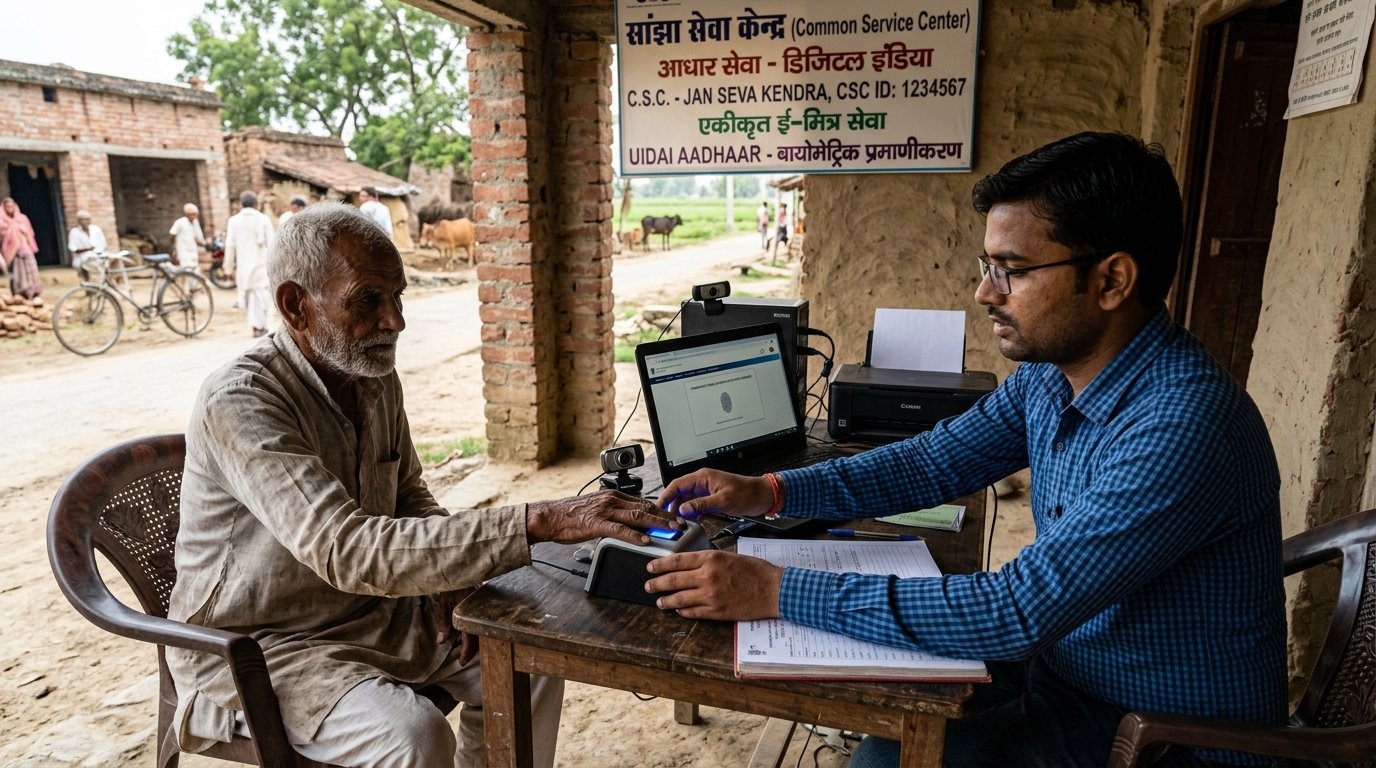 Aadhaar FaceRD & Iris Authentication Guide: उंगलियों के निशान न मिलने पर पेंशन व राशन का बायोमेट्रिक समाधान