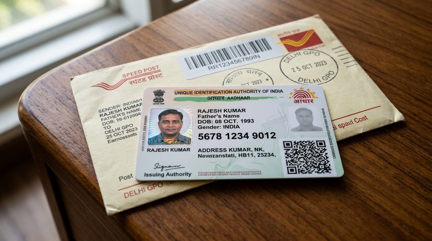 Aadhaar PVC Card 2026: ₹50 में स्पीड पोस्ट से घर मंगवाएं सुरक्षित पीवीसी आधार कार्ड, बिना मोबाइल नंबर uidai.gov.in से ऑनलाइन ऑर्डर