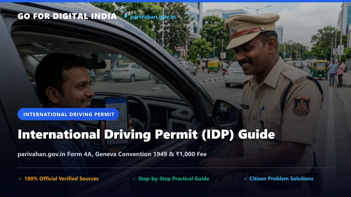 International Driving Permit (IDP) 2026: विदेशों में गाड़ी चलाने के लिए इंटरनेशनल ड्राइविंग लाइसेंस कैसे बनवाएं, जाने Parivahan पोर्टल आवेदन व 1949 कन्वेंशन नियम