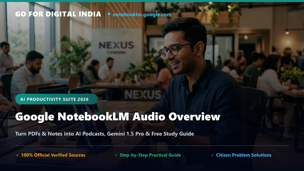 Google NotebookLM Audio Overview: किसी भी PDF और नोट्स को 2 AI होस्ट्स के दिलचस्प पॉडकास्ट में बदलें, जाने छात्रों व प्रोफेशनल्स के लिए फ्री गाइड
