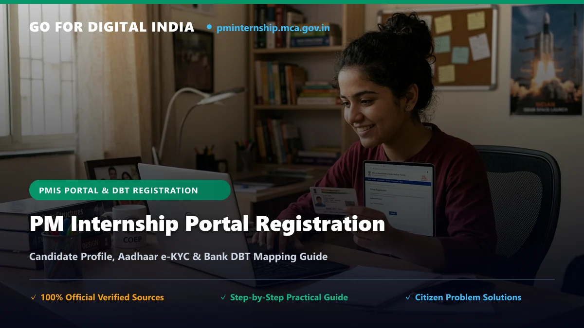 PM Internship Scheme Online Registration & Profile Creation: पोर्टल पर आवेदन, बैंक खाता DBT सीडिंग व 5 पसंदीदा सेक्टर चुनने की स्टेप-बाय-स्टेप गाइड