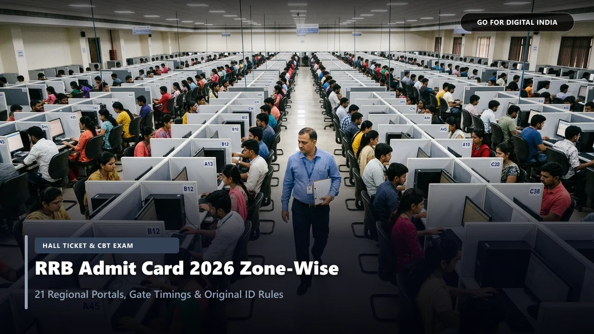RRB Admit Card 2026 Download: ज़ोन-वाइज़ हॉल टिकट Direct Link व आईडी नियम
