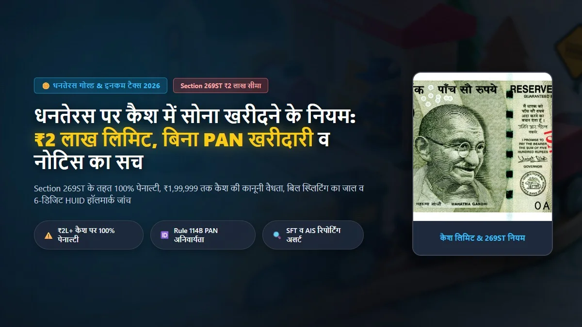 Section 50C सर्कल रेट पेनाल्टी और 110% नियम: अगर प्रॉपर्टी का बाज़ार भाव सर्कल रेट से कम हो तो आयकर नोटिस और जुर्माने से कैसे बचें?