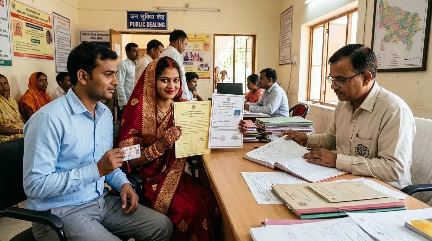 शादी के बाद राशन कार्ड ट्रांसफर कैसे करें 2026: मायके से नाम कटवाने व ससुराल में जोड़ने की गाइड