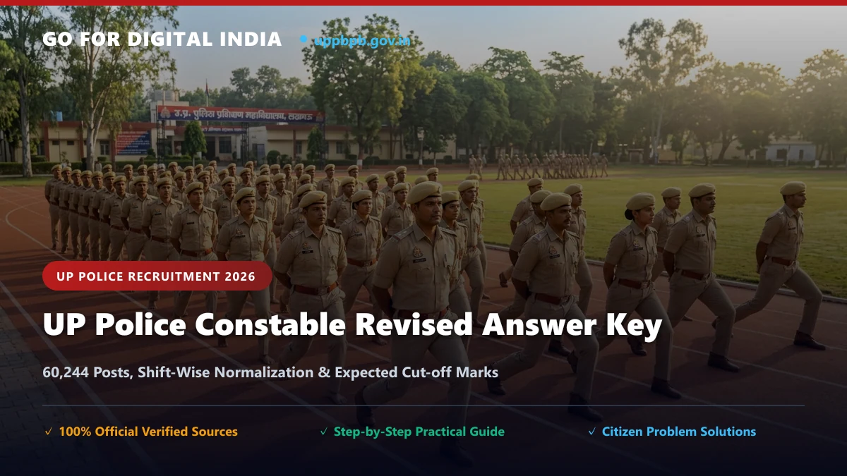 UP Police Constable Cut Off 2026: 60,244 पदों के लिए रिवाइज्ड आंसर की जारी, जाने कैटेगरी-वाइज सेफ स्कोर और DV/PST नियम