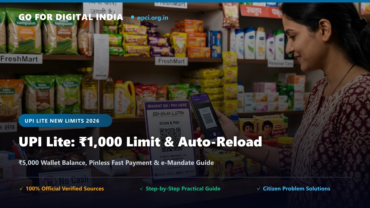 UPI Lite New Limits (₹1,000 प्रति ट्रांजेक्शन व ₹5,000 वॉलेट): बिना यूपीआई पिन के कैसे करें तेज पेमेंट? ऑटो-रीलोड व नई सीमा का संपूर्ण गाइड